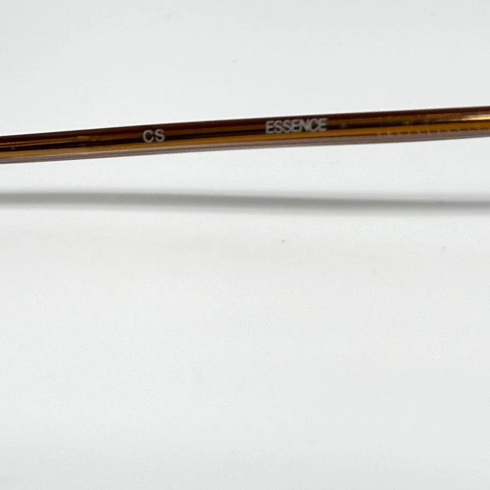 Essence ES205 041 Brown Silver Oval Eyeglasses Frames 45-22-140 Small Fit‎